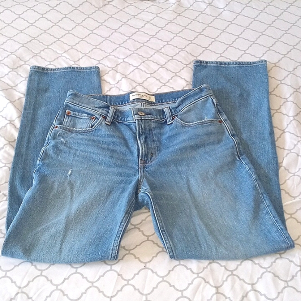 Abercrombie 90's straight low rise jeans